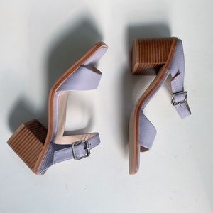 Lilac Intentionally Blank Sandals